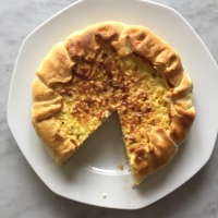 Easter Rice Pie with Ham