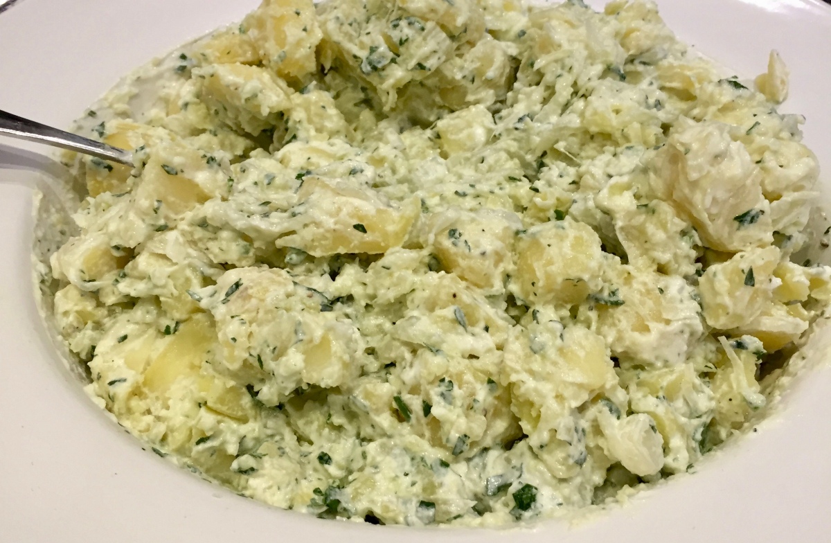 “French Onion” Potato Salad
